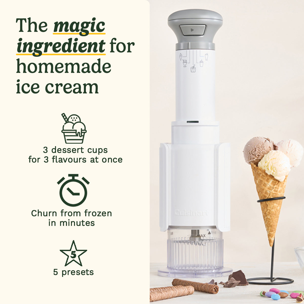 FreezeWand® Ice Cream Maker