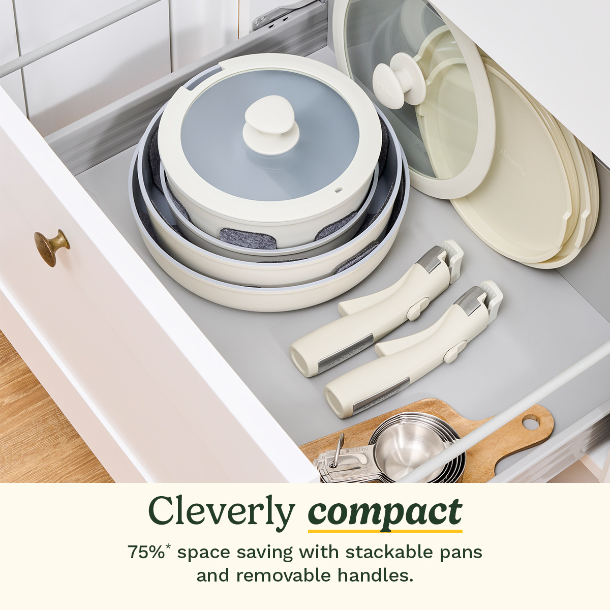 ClickSmart Non-Stick Detachable Handle Cookware (13 piece)