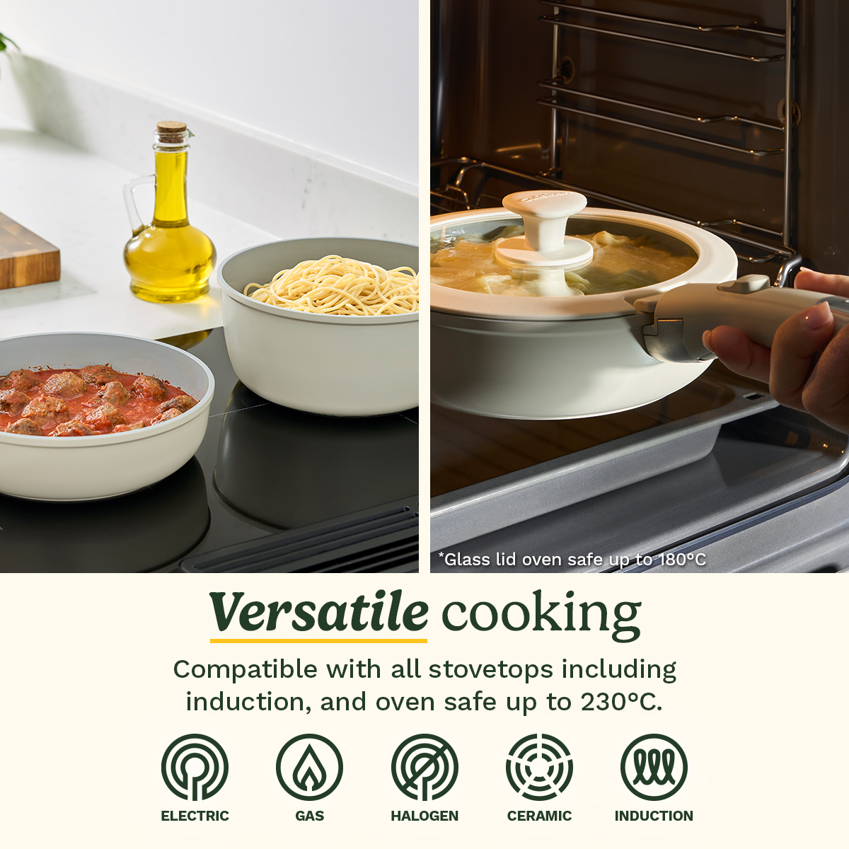 ClickSmart Non-Stick Detachable Handle Cookware (13 piece)
