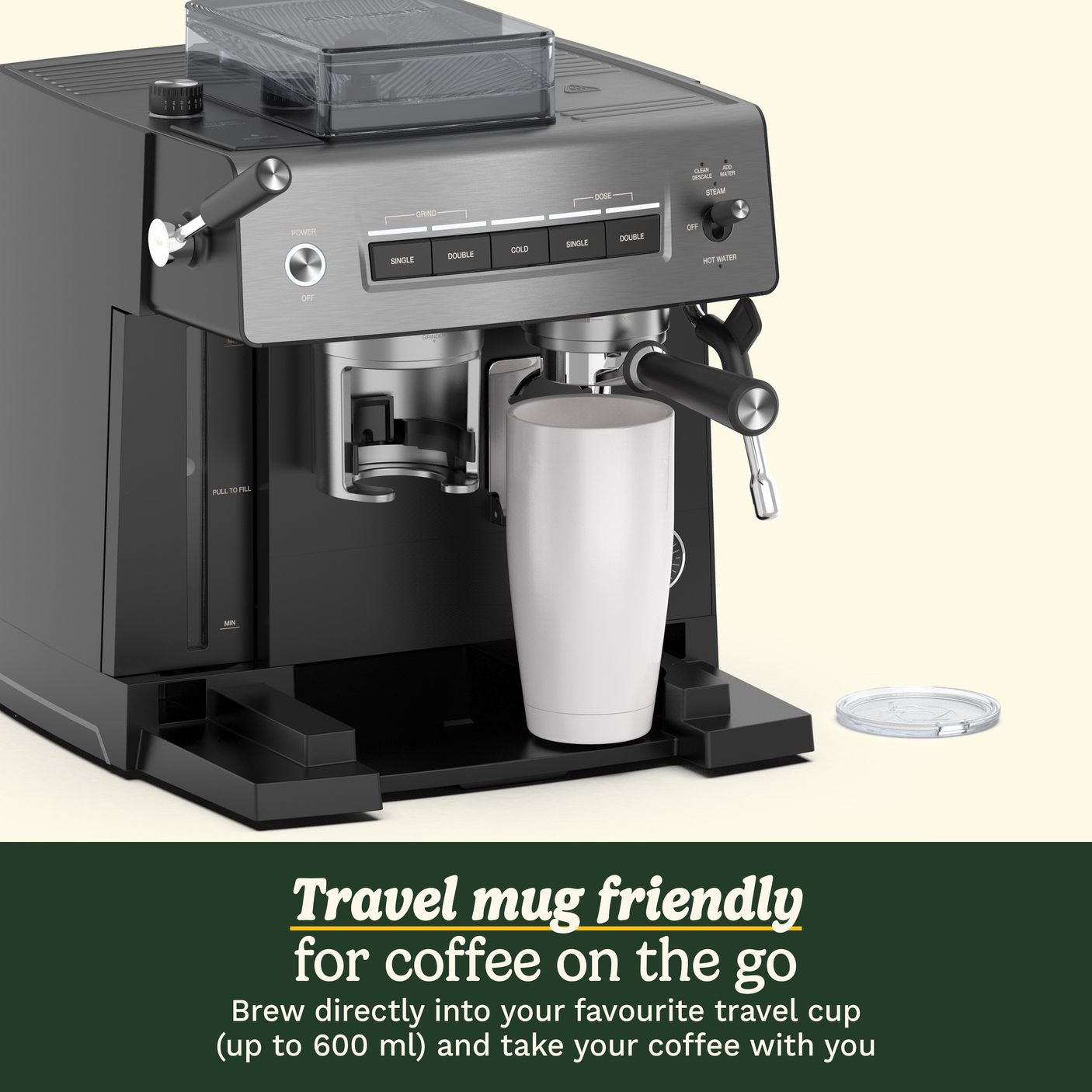 Espresso Bar™ Grind, Tamp & Brew Espresso Machine