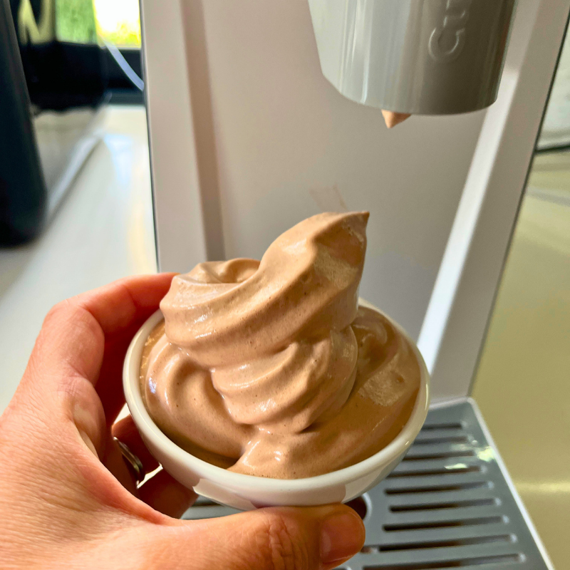 High Protein Chocolate Soft Serve