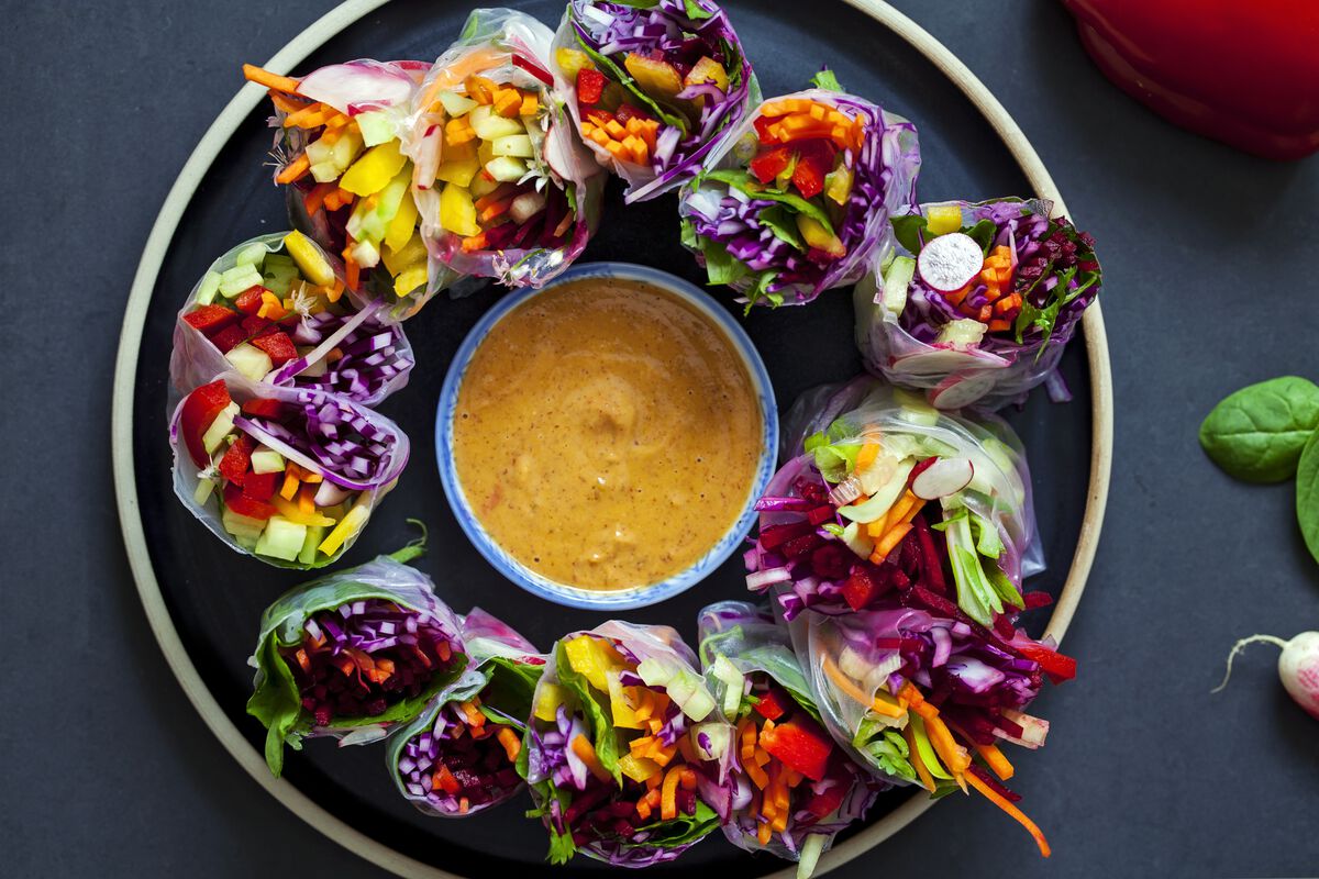 Rainbow Summer Rolls