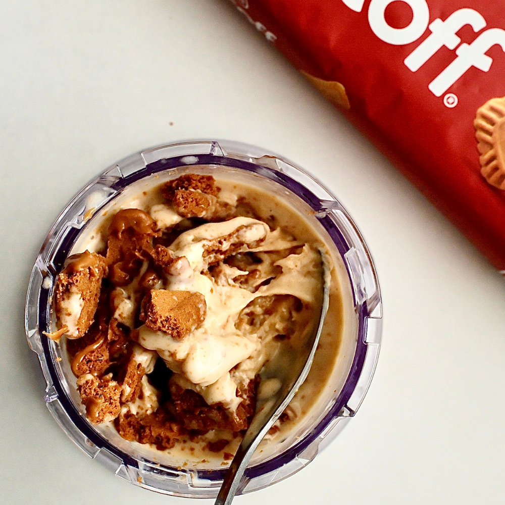 Biscoff Protein Ice Cream