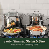 Chef's Classic Stainless Steel Cookware (11 piece)