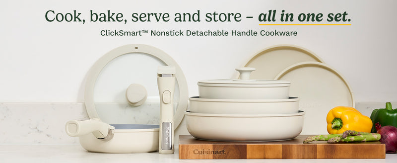 ClickSmart Non-Stick Detachable Handle Cookware (13 piece)
