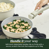 ClickSmart Non-Stick Detachable Handle Cookware (10 piece)