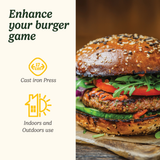 Cast Iron Smashed Burger Press