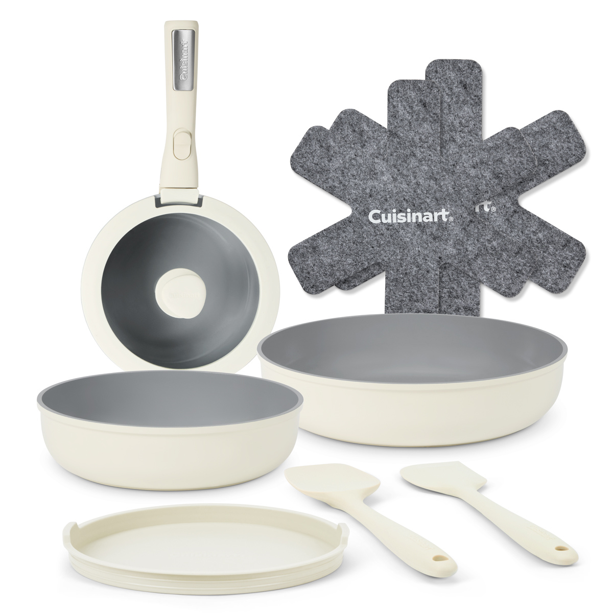 ClickSmart Non-Stick Detachable Handle Cookware (10 piece)