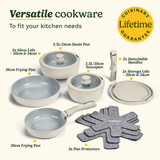 ClickSmart Non-Stick Detachable Handle Cookware (13 piece)