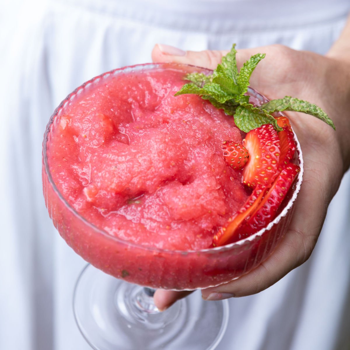 Frosé (an adult slushie)