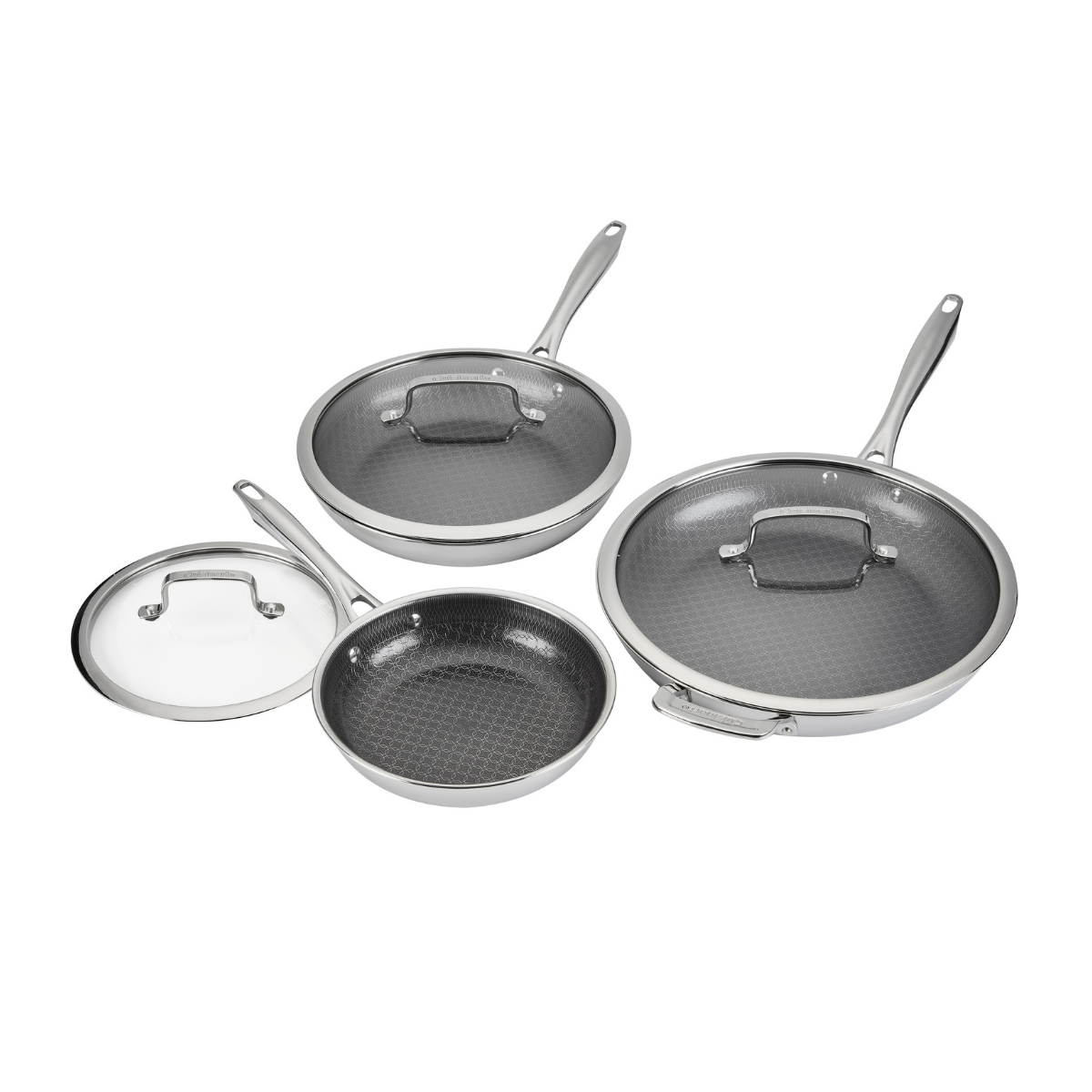 FusionElite+ Tri-Ply Stainless Steel Frying Pan Set