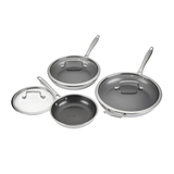 FusionElite+ Tri-Ply Stainless Steel Frying Pan Set