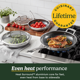 FusionElite+ Tri-Ply Stainless Steel Frying Pan Set