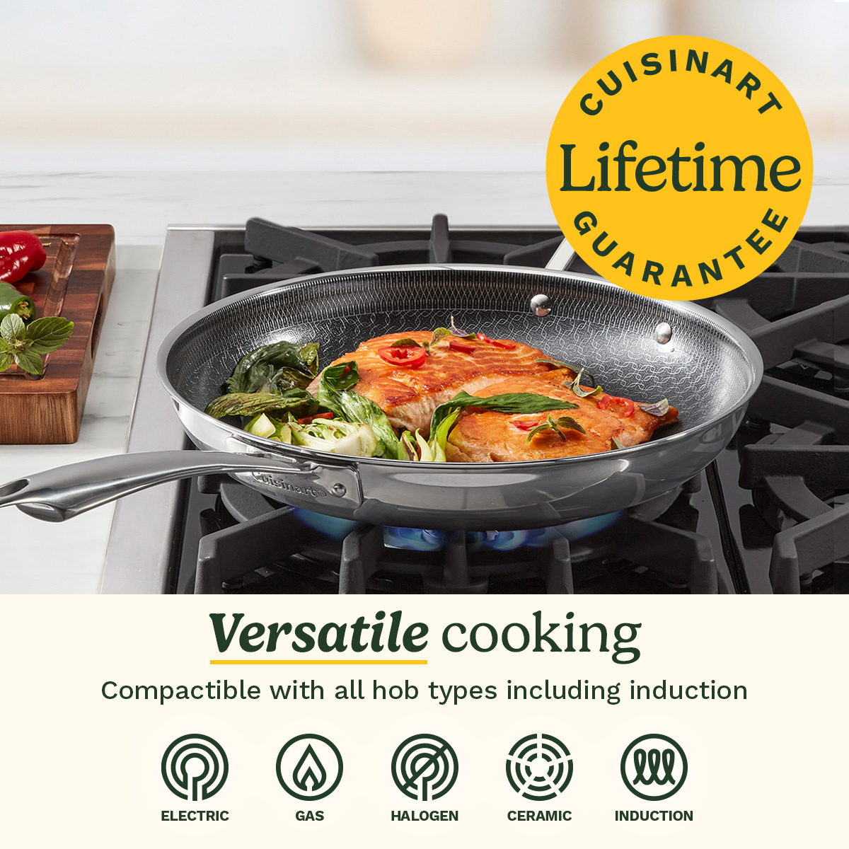 FusionElite+ Tri-Ply Stainless Steel Frying Pan Set