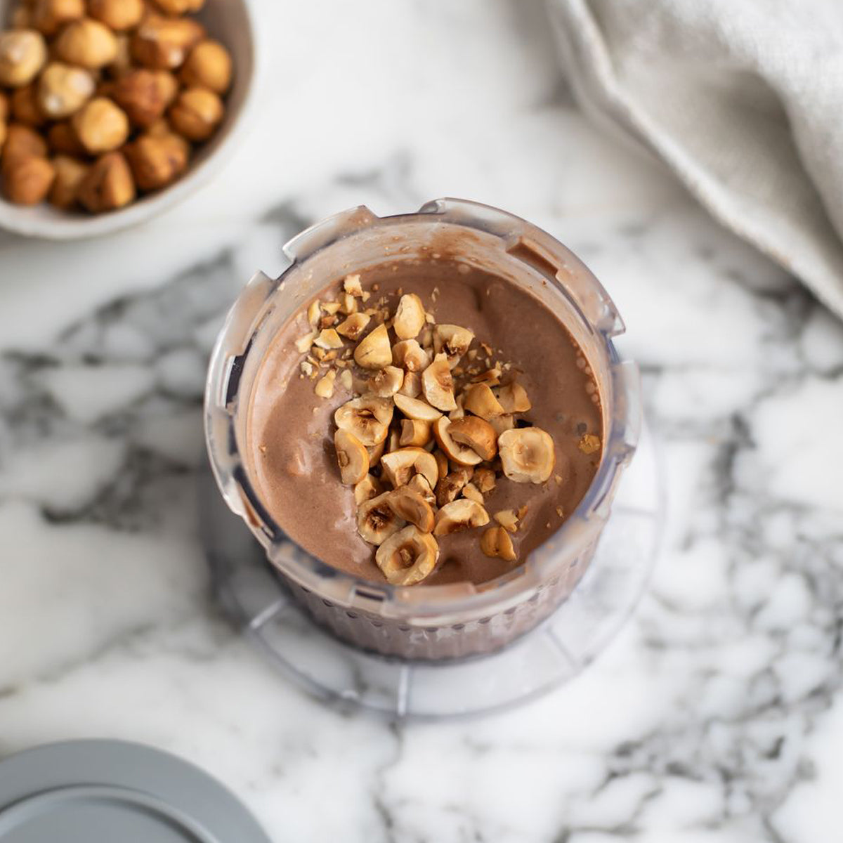 Chocolate Ice Cream (With Roasted Hazelnuts)
