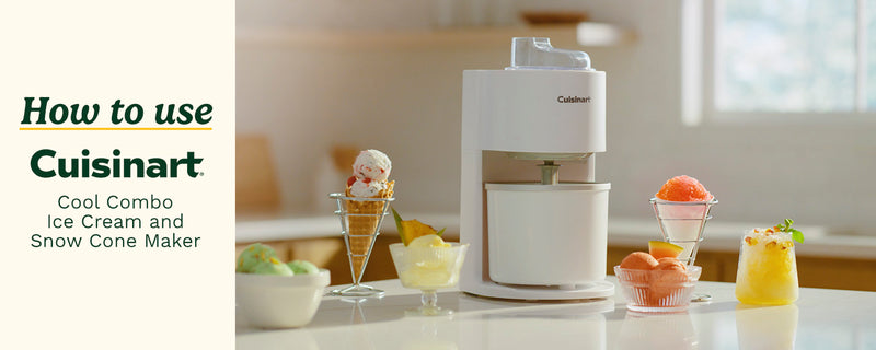 Cool Combo Ice Cream and Snow Cone Maker