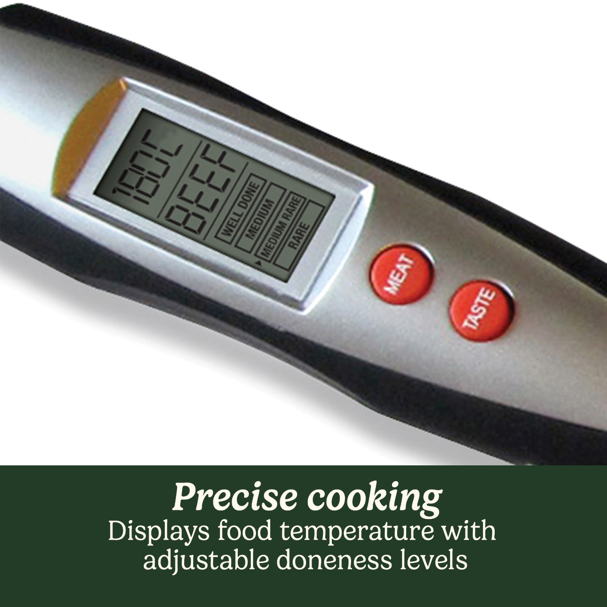 Digital Temperature Fork, Black