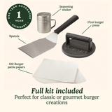 Smashed Burger Kit, Cast Iron , 6" Patty